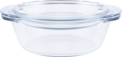Изображение товара Кастрюля HOMECLUB Fornello, круглая, жаропрочное стекло, 1.5л, Арт. RGC-1