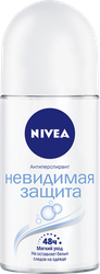 Дезодорант роликовый женский NIVEA Невидимая защита, 50мл, изображение