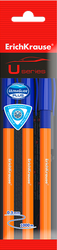 Набор шариковых ручек ERICHKRAUSE U-109 Orange Stick&Grip 1.0 Ultra Glide Technology, Арт. 47592, 3шт, изображение