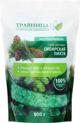 Соль для ванн ТРАВНИЦА Сибирская пихта Расслабляющая, 900г, вид