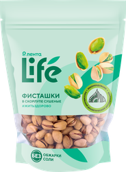 Фисташки ЛЕНТА LIFE сушеные, в скорлупе, 200г, изображение