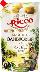 Майонез MR.RICCO Оливковый 67%, 400мл, картинка