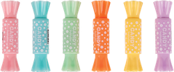 Текстовыделитель MESHU Candy мини, двусторонний, в ассортименте, Арт. MS_HL50554, картинка
