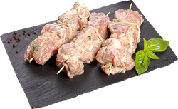Шашлык из свиного окорока ЛЕНТА FRESH Деликатесный в майонезе, вид