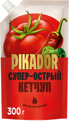 Кетчуп PIKADOR Супер-острый 1-я категория, 300г, фото