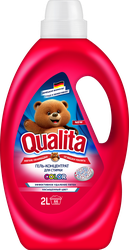 Гель для стирки цветного белья QUALITA, 2л, крупный план