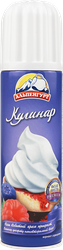 Крем взбитый на растительных маслах АЛЬПЕНГУРТ Кулинар 26,5%, 250г, крупный план