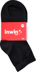 Носки детские INWIN р. 14–22 высокая посадка, черные, Арт. BKSU-10-B, 10пар, крупный план