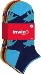 Носки детские INWIN Дино р. 14–22, Арт. FKSB-07-DI, 7пар, крупный план
