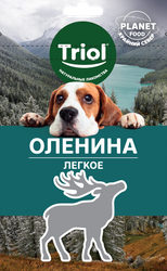 Лакомство для собак TRIOL PLANET FOOD Легкое оленя, 30г, детальное фото