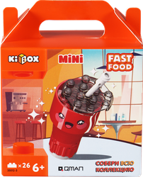 Изображение товара Конструктор KIBOX Фастфуд, в ассортименте, Арт. 35012