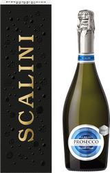 Вино игристое SCALINI Prosecco белое брют, п/у, 0,75л, крупный план