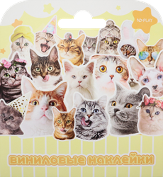 Наклейки ND PLAY Котики, виниловые, вид