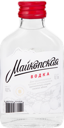 Водка МАЙКОПСКАЯ 40%, 0.1л, фотография