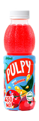Напиток сокосодержащий ДОБРЫЙ Pulpy Яблоко, черноплодная рябина, вишня, 0.45л, фото