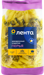 Макароны ЛЕНТА Перья группа А, высший сорт, 450г, детальное фото