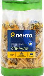 Макароны ЛЕНТА Спирали группа А, высший сорт, 450г, изображение