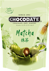 Конфеты CHOCODATE Финики с миндалем в шоколаде с матчей, 90г, детальное фото