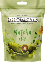 Конфеты CHOCODATE Финики с миндалем в шоколаде с матчей, 90г, вид