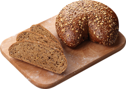 Хлеб ЛЕНТА FRESH Семизерновой ароматный на закваске, 400г, фото