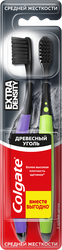 Зубная щетка COLGATE Extra density, средняя жесткость, 2шт, фото