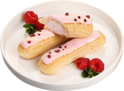 Набор пирожных ЛЕНТА FRESH Эклер малиновый, 180г, вид