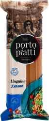 Макароны цельнозерновые PORTO PIATTI Linguine Лапша, 500г, крупный план