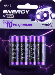 Элемент питания ENERGY BY LENTEL Alkaline battery, Арт. AA LR6-4B, картинка