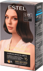 Крем-гель краска для волос ESTEL Color Signature 5/77 Горячий шоколад, 170г, вид