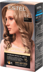 Крем-гель краска для волос ESTEL Color Signature 8/0 Капучино, 170г, картинка
