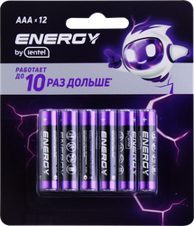 Изображение товара Элемент питания ENERGY BY LENTEL Alkaline battery, Арт. AAA LR03-12B