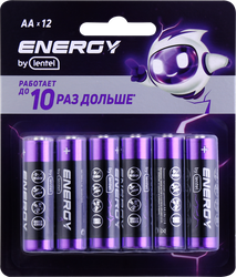 Элемент питания ENERGY BY LENTEL Alkaline battery, Арт. AA LR6-12B, вид
