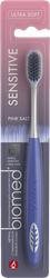 Зубная щетка BIOMED Pink salt, мягкая, крупный план
