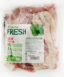 Шея свиная ЛЕНТА FRESH бескостная, весовая, картинка