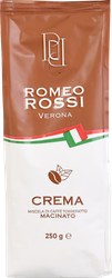 Кофе молотый ROMEO ROSSI Crema натуральный жареный, 250г, картинка