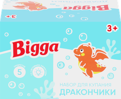 Изображение товара Игровой набор для купания BIGGA Дракончики со световыми эффектами, 5 предметов, Арт. JY06