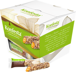 Конфеты KONFESTA Соленая карамель в арахисовой обсыпке, 130г, детальное фото