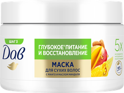 Маска для волос ДАВ Глубокое питание и восстановление с манго, 300мл, картинка