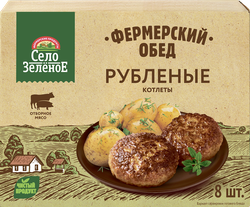 Котлеты СЕЛО ЗЕЛЁНОЕ Рубленые, 500г, фотография