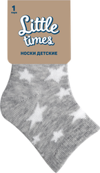 Носки детские LITTLE TIMES р. 6–14, звездочки, Арт. LT-1-ST, картинка