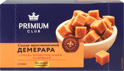Сахар тростниковый PREMIUM CLUB кусковой, 500г, фотография