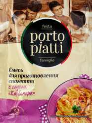 Смесь сухая для приготовления спагетти PORTO PIATTI с соусом Карбонара, 22г, детальное фото
