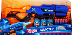 Набор игровой BIGGA Бластер с мягкими снарядами, 28 предметов, Арт. LMBT8057, детальное фото
