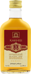Коньяк KAKHISI Грузинский ординарный 5 лет 40%, 0.2л, детальное фото