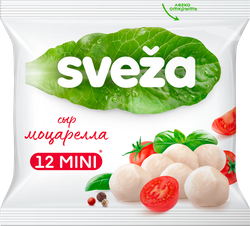 Сыр SVEZA Моцарелла мини 45%, без змж, масса сыра 100г, 250г, фото