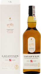 Виски LAGAVULIN Шотландский солодовый 8 лет 48%, п/у, 0.7л, детальное фото