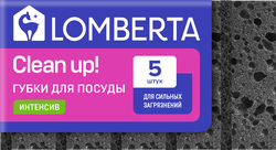 Губки LOMBERTA Intensive, черные, Арт. 721208, 5шт, вид