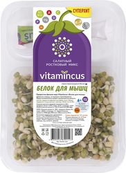 Салатный ростковый микс VITAMINCUS Белок для мышц, 100г, картинка
