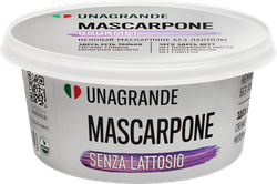 Сыр UNAGRANDE Маскарпоне 80% без лактозы, без змж, 250г, фотография