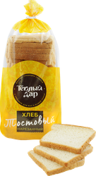Хлеб ТЕПЛЫЙ ДАР Тостовый, в нарезке, 500г, картинка
